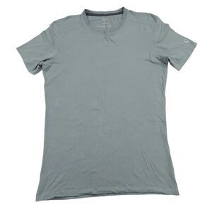 Kuhl Bravado Tee Mens Small Green Organic Cotton Short Sleeve Minimalist Hiking